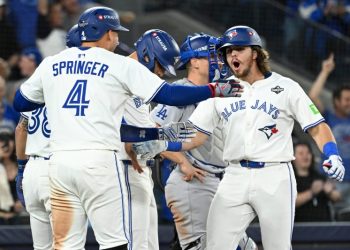 Watch: Dramatic grand slam breaks open World Series Game 1