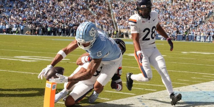 North Carolina falls inches short of overtime upset of Virginia