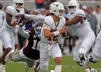 Arch Manning in concussion protocol, misses Monday practice