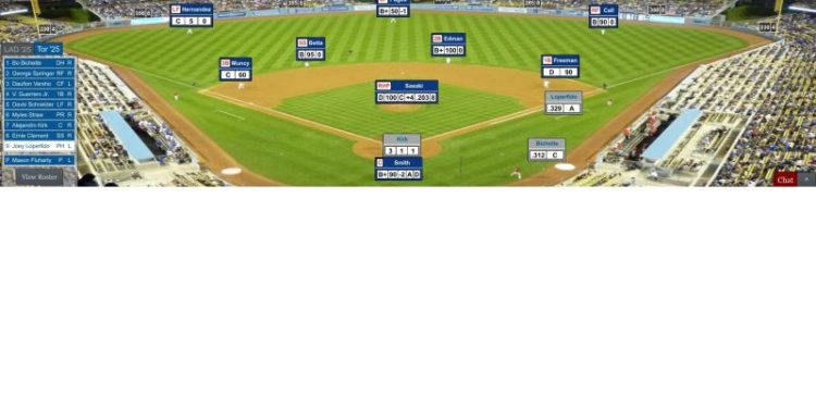 Simulated World Series Game 3 comes down to a play at the plate
