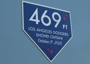 Dodger Stadium put up a plaque for a Shohei Ohtani home run. Here’s why.