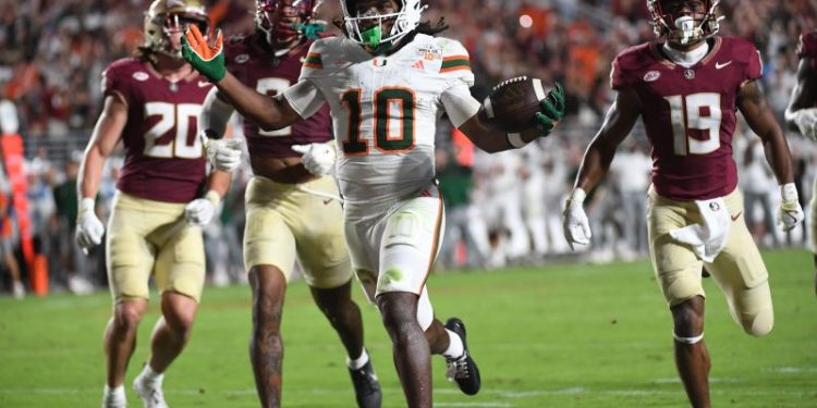 Miami, Ole Miss lead CFP rankings winners and losers