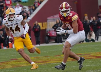 Ben Brahmer injury update: Iowa State TE carted off, taken to hospital