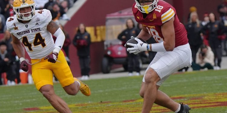 Ben Brahmer injury update: Iowa State TE carted off, taken to hospital