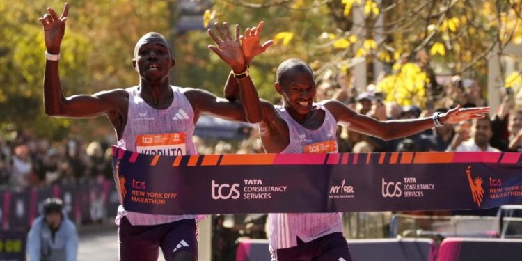 Obiri sets women’s NYC Marathon record; Kipruto wins men’s photo finish