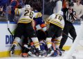 Islanders jump in after Bruin roughs up No. 1 pick