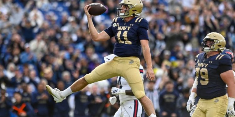Blake Horvath injury update: Navy QB out vs Notre Dame