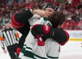 Wild player ejected for hit to head on Hurricanes defenseman