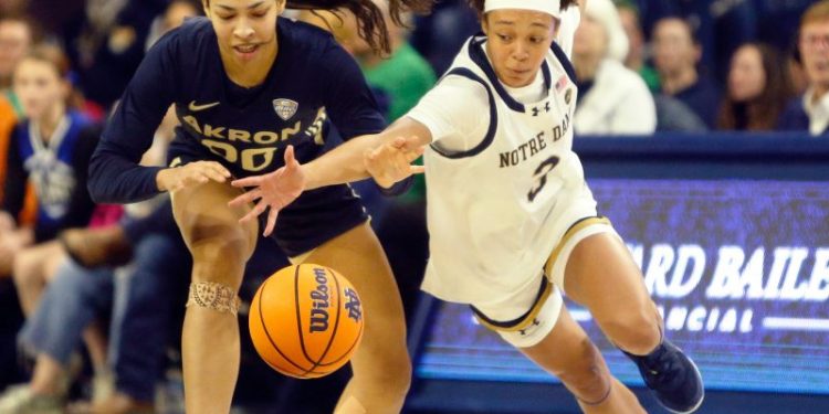 Hannah Hidalgo sets NCAA steals record, Notre Dame scoring record