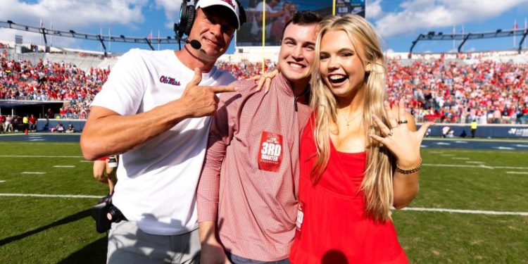 Inside Ole Miss couple’s surprise proposal, as Lane Kiffin says congrats