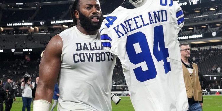 ‘He’s part of our family forever’: Cowboys honor Kneeland in MNF win