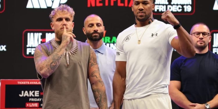Jake Paul sparring partner adds twist to Anthony Joshua fight