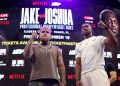 Joshua trains with Oleksandr Usyk’s camp ahead of Jake Paul fight