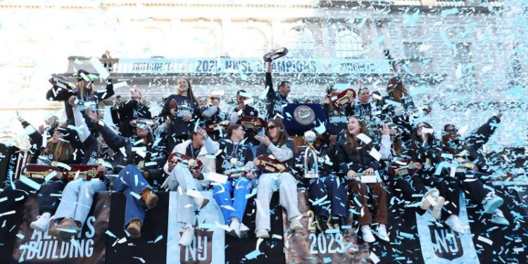 Gotham FC celebrates second NWSL title with parade