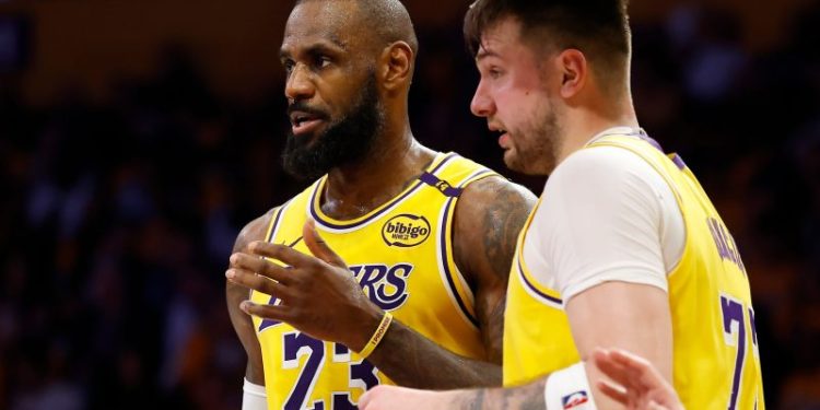 Lakers reveal statuses of LeBron, Doncic for Friday’s game vs. Celtics