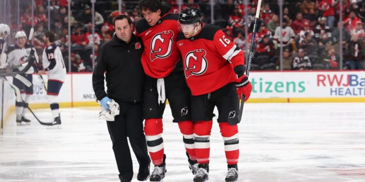 NHL player’s 1,000th game cut short after fight injury