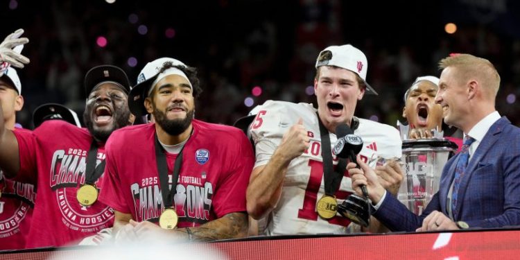 Indiana takes over No. 1 spot in NCAA Re-Rank 1-136 entering CFP