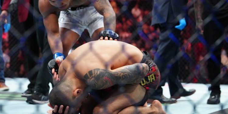 UFC 323 championship fight ends with gruesome injury