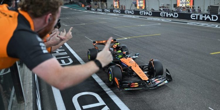 McLaren’s Lando Norris claims Formula One season title