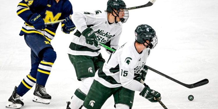 Michigan schools duke it out atop men’s college hockey rankings