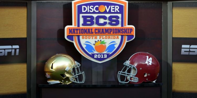 Notre Dame, Alabama would have been in CFP under BCS rankings