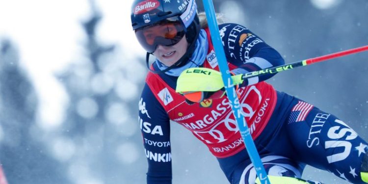 Mikaela Shiffrin’s win streak ends at six after second-place finish