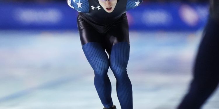 Jordan Stolz didn’t need to impress at Olympic trials. He did, anyway.