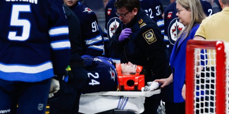 NHL defenseman taken to hospital after scary crash into boards