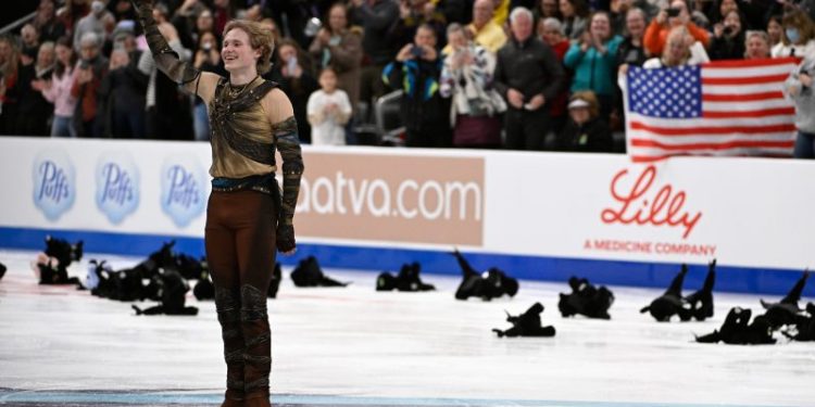Ilia Malinin ‘surprised’ by fans tossing Toothless dragon stuffies on ice