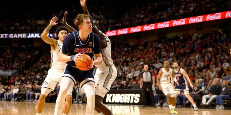 Arizona leads as rest of men’s basketball poll top 10 gets shuffled