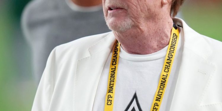 Raiders brass scouting Mendoza at national championship game