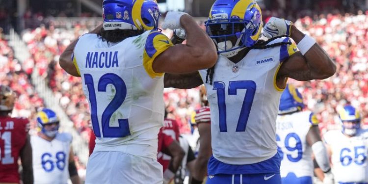 Rams’ Puka Nacua, Davante Adams staking claim to NFL’s best WR duo