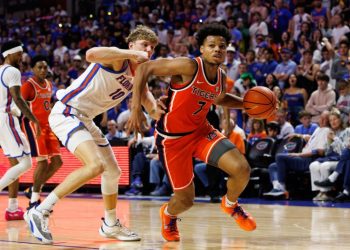 Auburn upsets No. 16 Florida, its first win in Gainesville since 1996