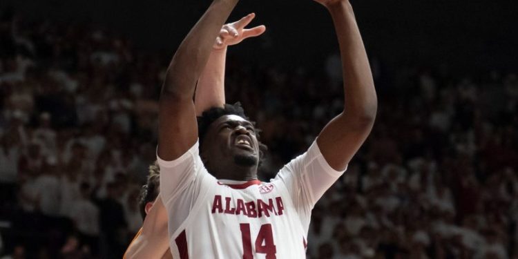 Alabama’s Bediako scores 13 in first game since leaving G League
