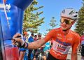 Watch: Tour Down Under cycling race disrupted by kangaroo crash