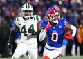 Joe Brady backs Keon Coleman, ‘stood on the table’ for Bills WR