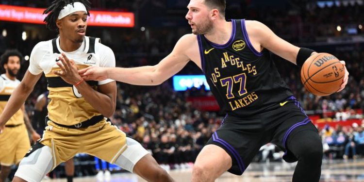 Luka Doncic scores game-high as Lakers beat Wizards