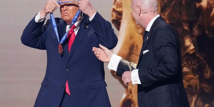 FIFA president defends awarding Peace Prize to Trump