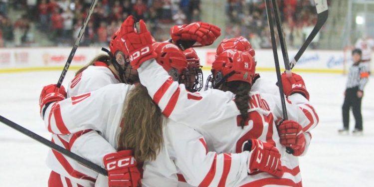Which NCAA women’s hockey teams lead as 37 players leave for Olympics?