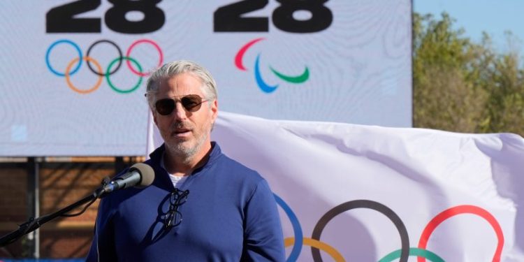 LA officials call on LA2028 chief to resign over Epstein files