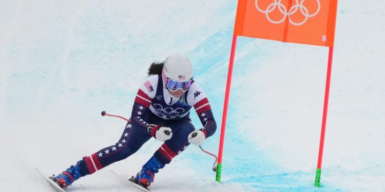 Olympic women’s downhill training results for Vonn, other skiers