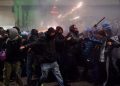 Police use tear gas on protestors near Winter Olympics venues in Milan