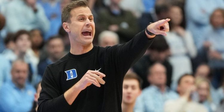 Jon Scheyer says Duke staff members ‘punched in the face’ at UNC