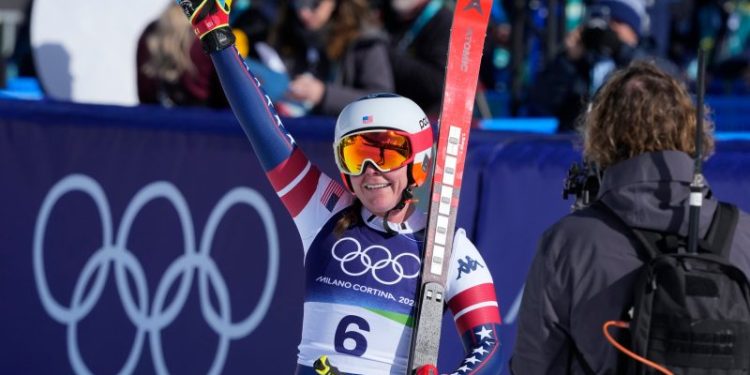 Breezy Johnson wins gold in downhill, USA’s first medal at 2026 Olympics