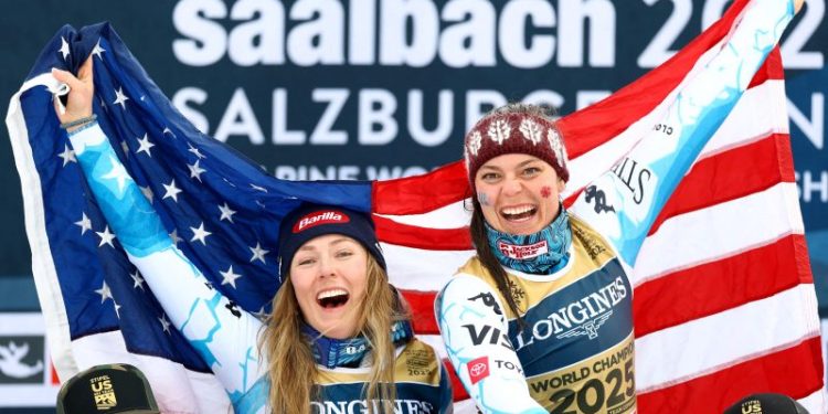 Mikaela Shiffrin, Breezy Johnson hope to duplicate team combined win