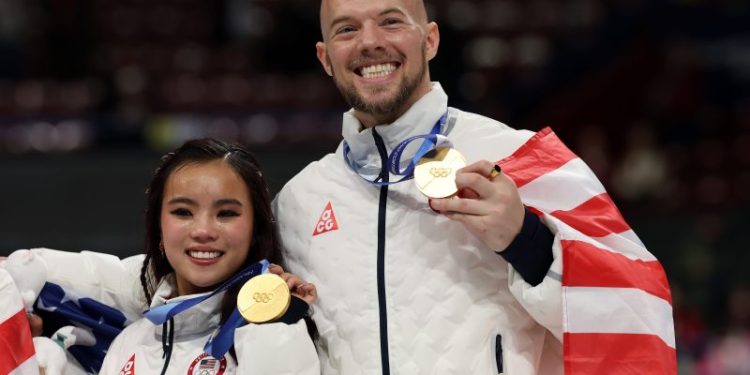 What one US figure skater did with her Olympic gold medal