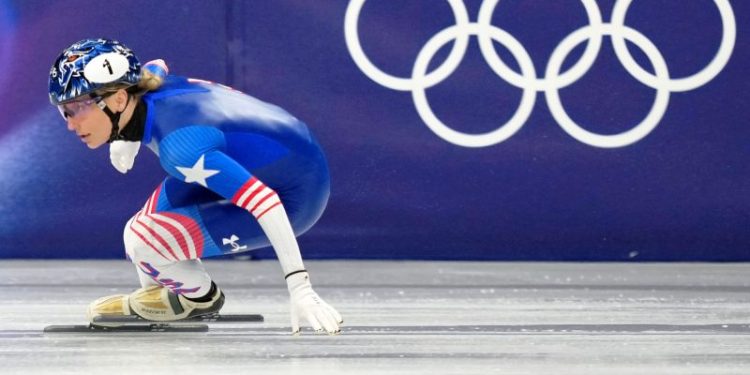 Mixed start for Team USA women in 500m short-track speed skating