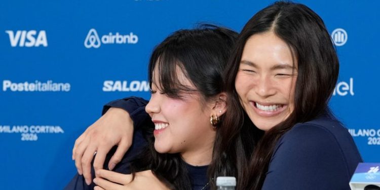 Chloe Kim went from idol to teammate of one Team USA teenager