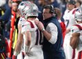 See how Patriots HC Mike Vrabel reacted after Super Bowl 60 loss