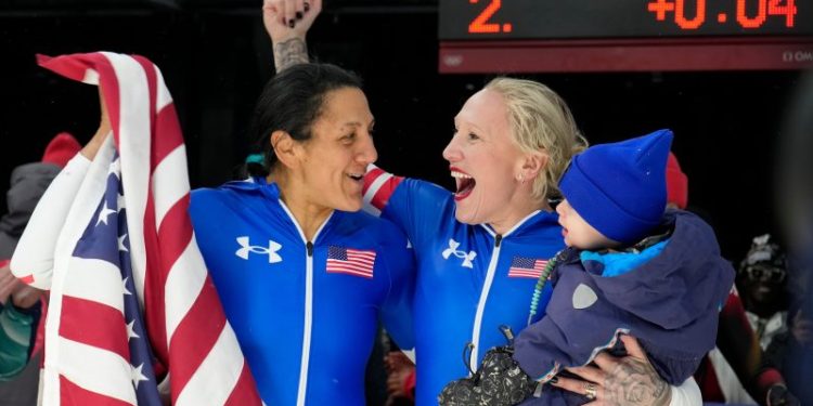 Bobsled queens inspire with medals on the track, motherhood off it